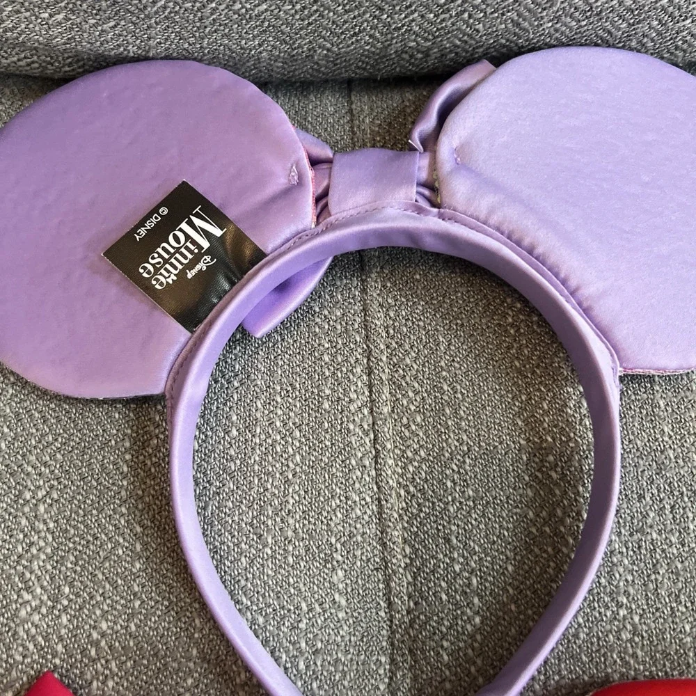 Disney Minnie Mouse Ears Headband Lot of 3 Preowned